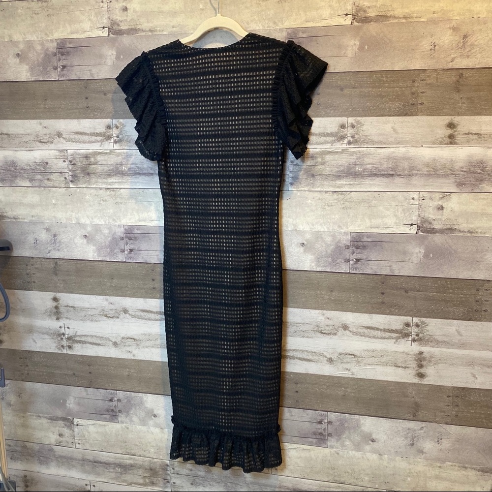Max Studio Lace Ruffle Dress - Picture 6 of 6
